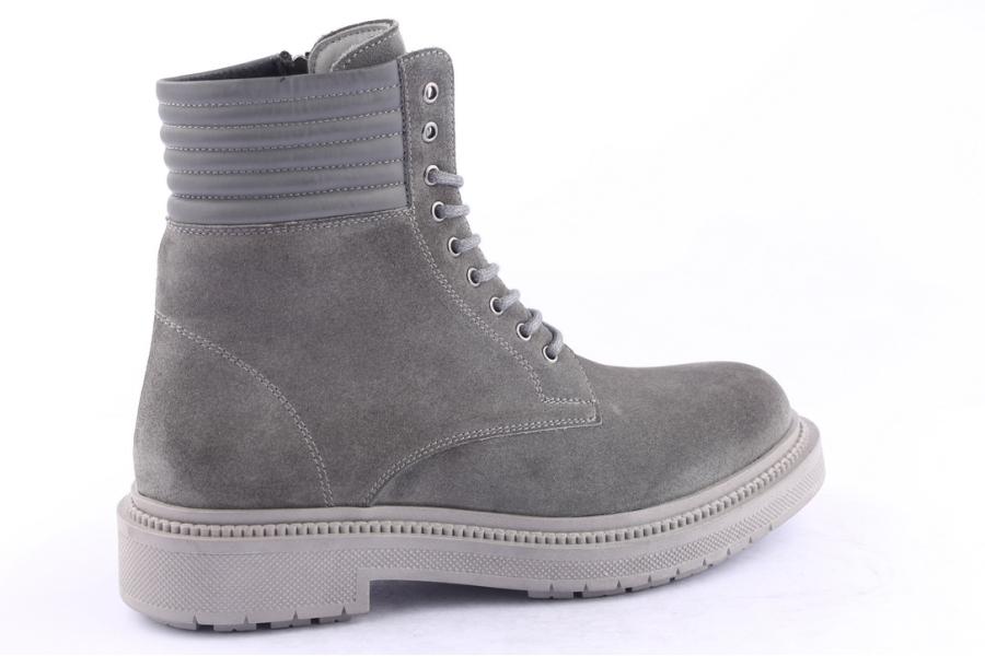 D.moro Shoes Men Suede Leather Ankle Boots For Winter: M034 Grey (Wholesale)