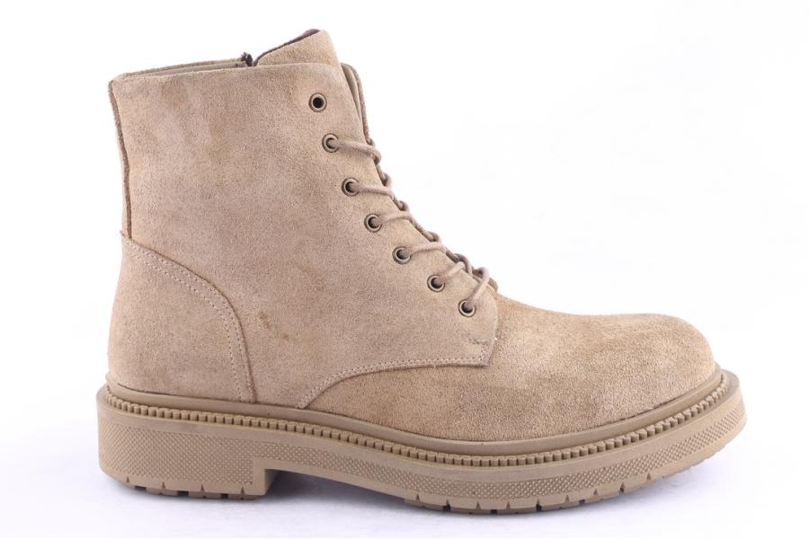 d.moro shoes Men Suede Leather Ankle Boots for Winter: M038 Beige (Wholesale)