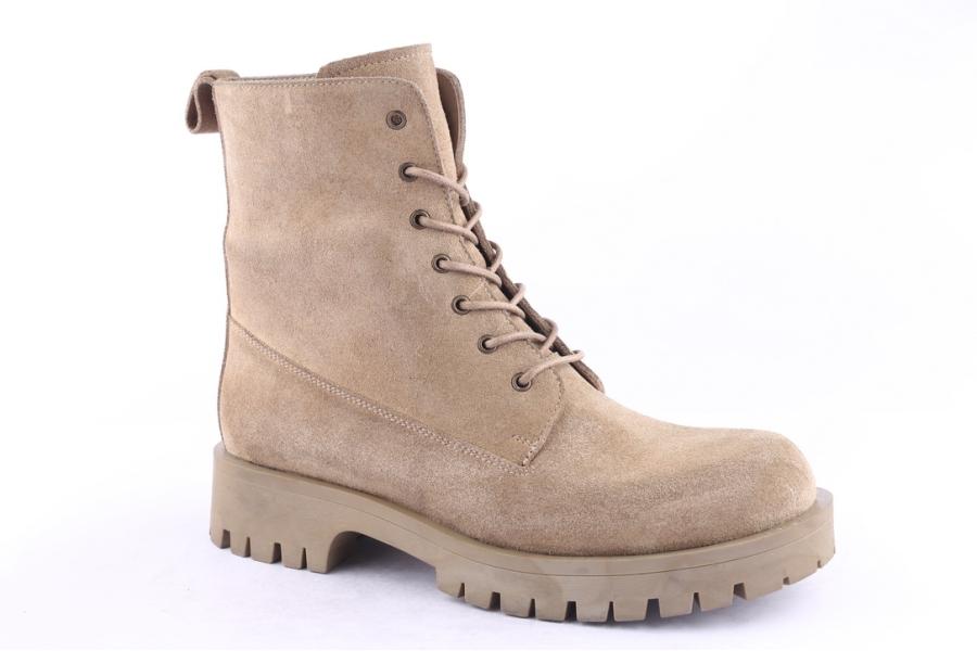 D.moro Shoes Men Suede Leather Ankle Boots For Winter: M042 Beige (Wholesale)