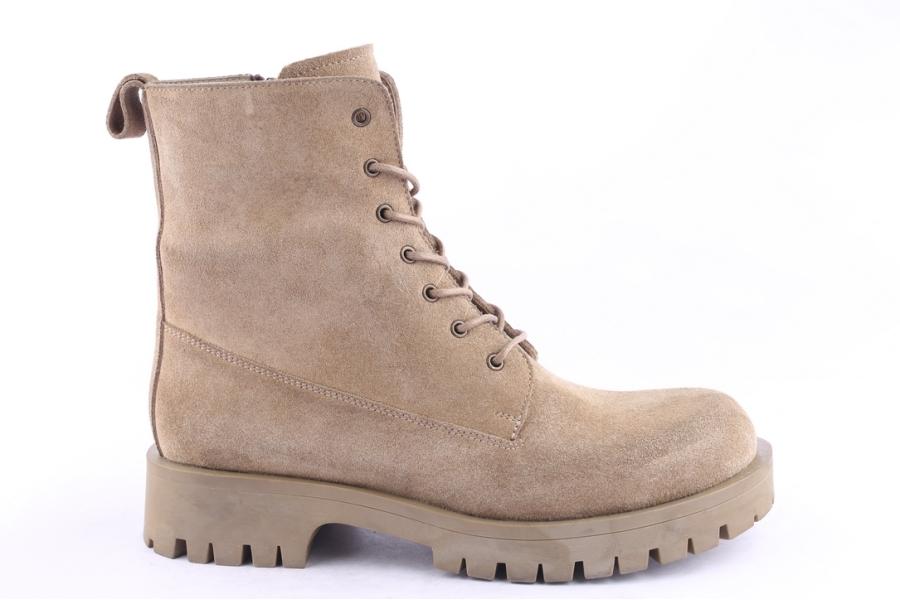 d.moro shoes Men Suede Leather Ankle Boots for Winter: M042 Beige (Wholesale)