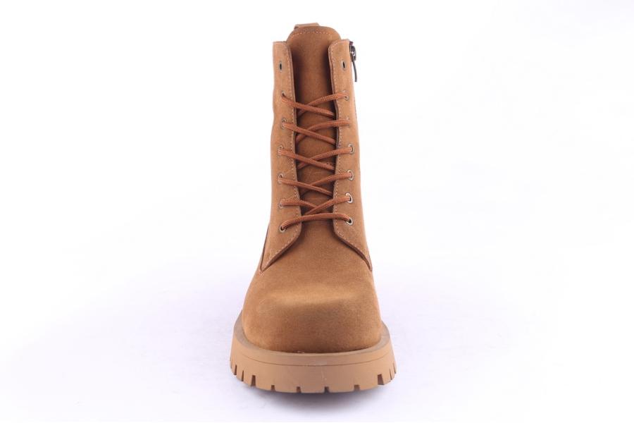 D.moro Shoes Men Suede Leather Ankle Boots For Winter: M042 Tan (Wholesale)