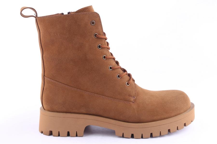 d.moro shoes Men Suede Leather Ankle Boots for Winter: M042 Tan (Wholesale)