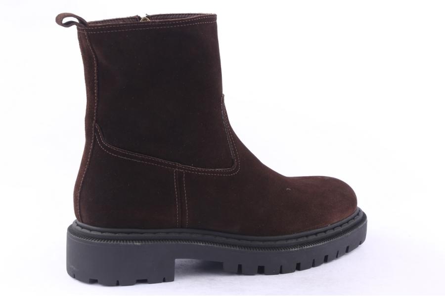 D.moro Shoes Men Suede Leather Ankle Boots For Winter: M043 Brown (Wholesale)