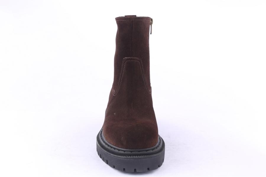 D.moro Shoes Men Suede Leather Ankle Boots For Winter: M043 Brown (Wholesale)