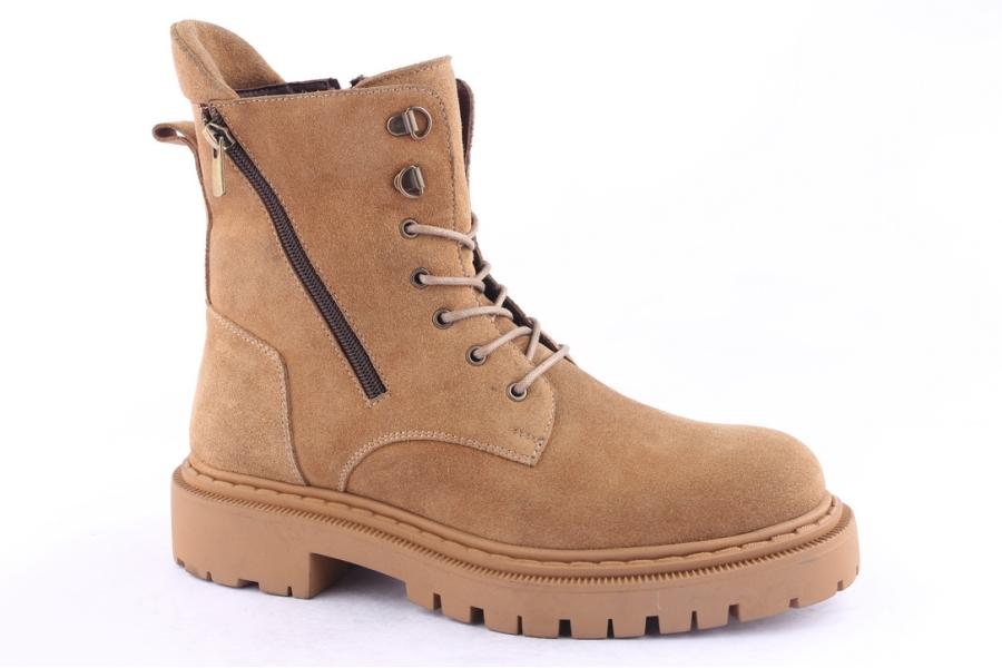 D.moro Shoes Men Suede Leather Ankle Boots For Winter: M044 Tobacco (Wholesale)