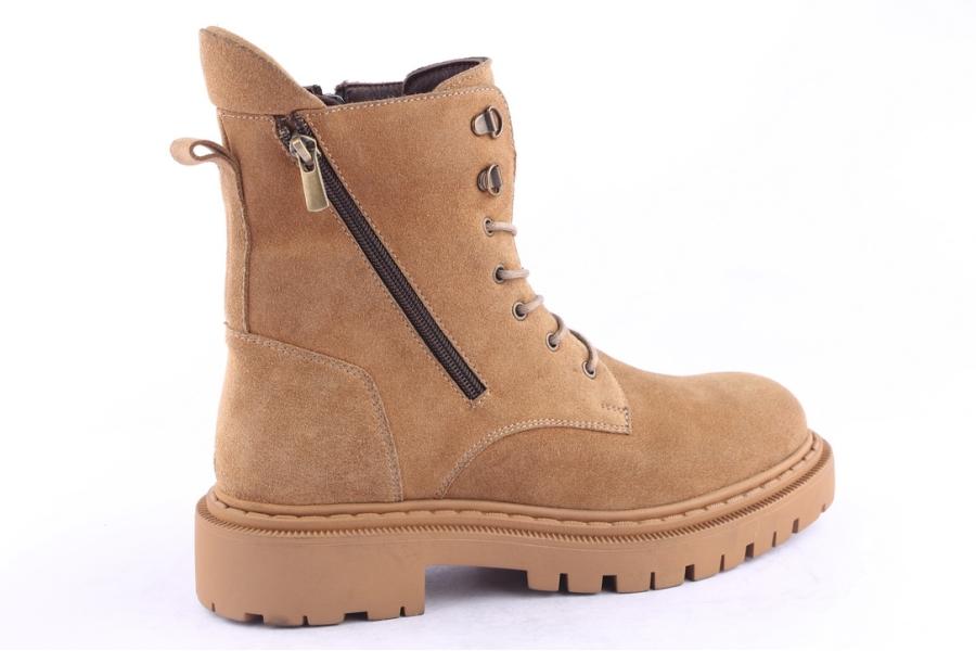 D.moro Shoes Men Suede Leather Ankle Boots For Winter: M044 Tobacco (Wholesale)