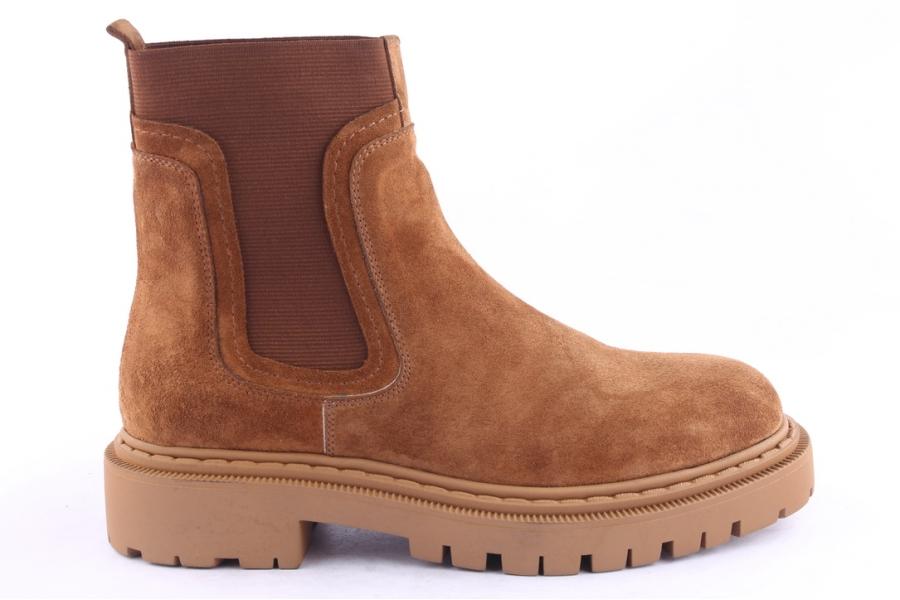 d.moro shoes Men Suede Leather Ankle Boots for Winter: M048 Tan (Wholesale)