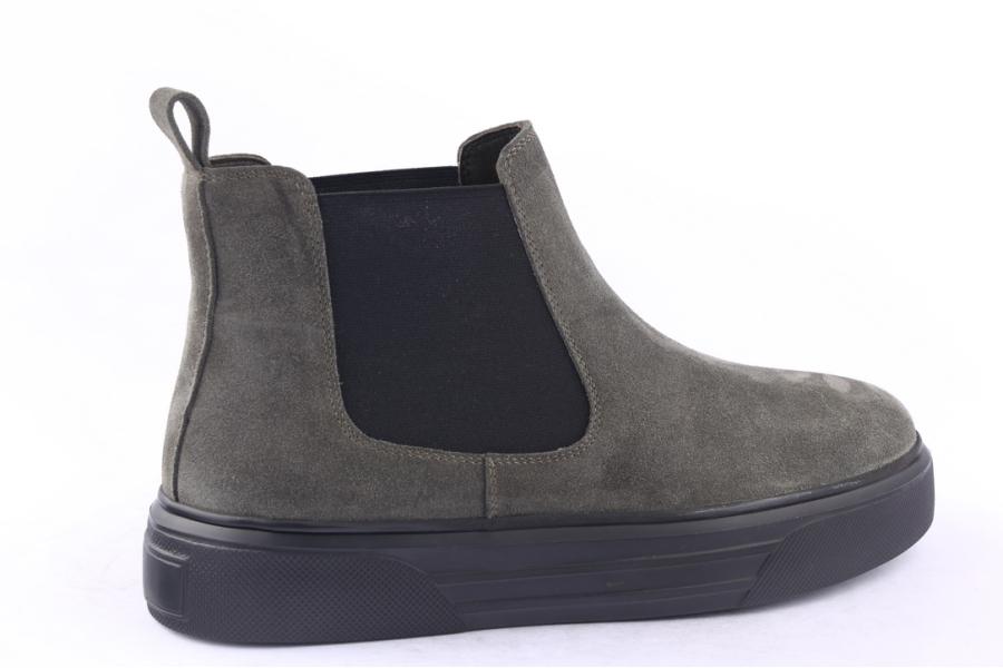 D.moro Shoes Men Suede Leather Ankle Boots For Winter: M059 Grey (Wholesale)