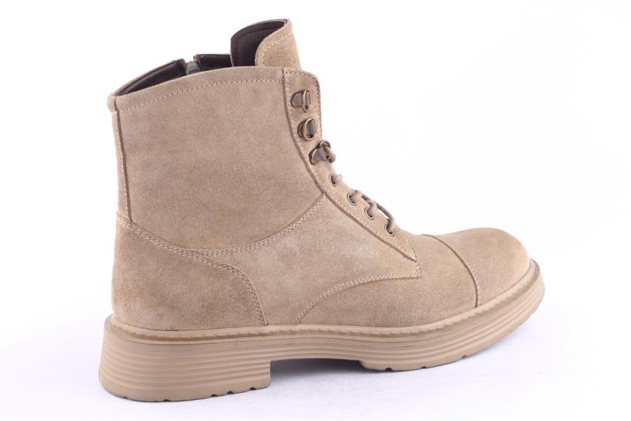 D.moro Shoes Men Suede Leather Ankle Boots For Winter: M061 Beige (Wholesale)