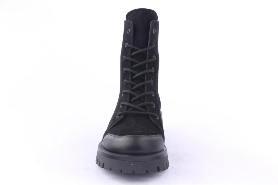 D.moro Shoes Men Suede Leather Ankle Boots For Winter: M062 Black (Wholesale)