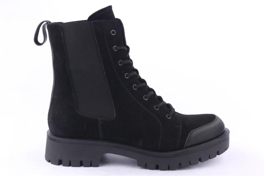 d.moro shoes Men Suede Leather Ankle Boots for Winter: M062 Black (Wholesale)