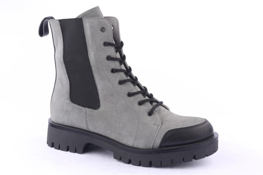 D.moro Shoes Men Suede Leather Ankle Boots For Winter: M062 Grey (Wholesale)