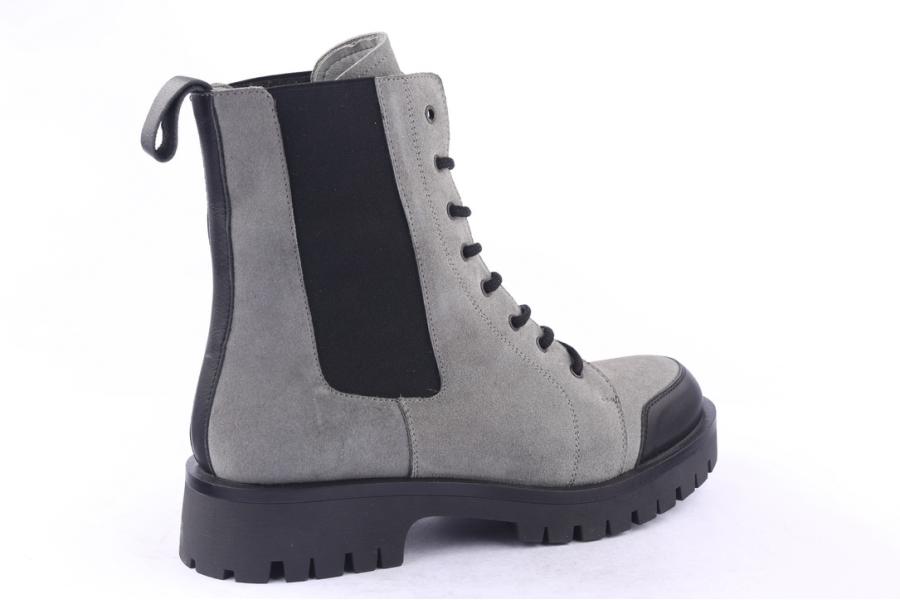 D.moro Shoes Men Suede Leather Ankle Boots For Winter: M062 Grey (Wholesale)