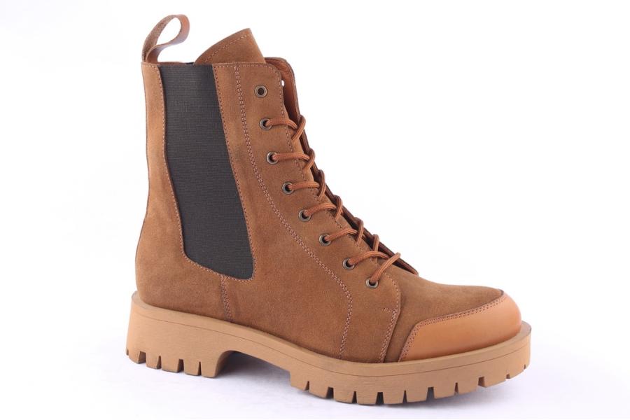 D.moro Shoes Men Suede Leather Ankle Boots For Winter: M062 Tan (Wholesale)