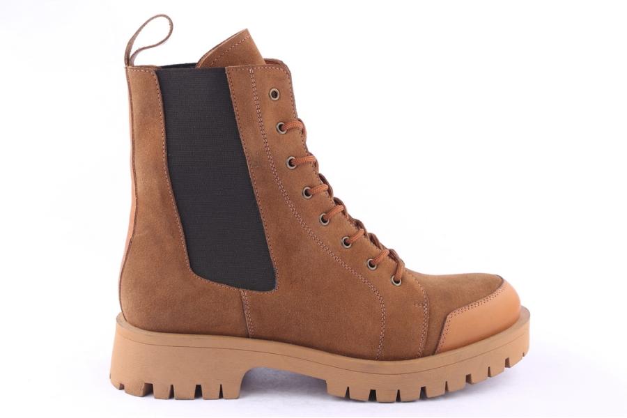d.moro shoes Men Suede Leather Ankle Boots for Winter: M062 Tan (Wholesale)