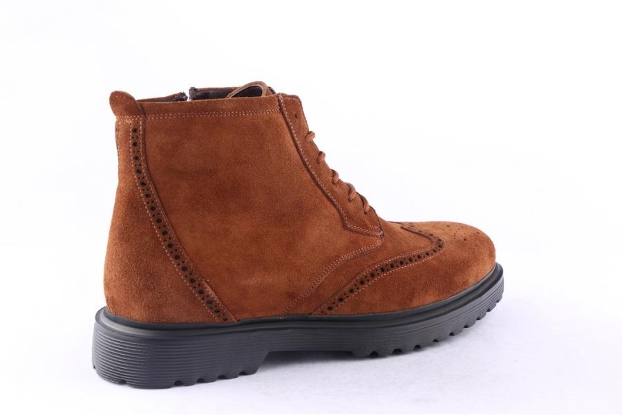 D.moro Shoes Men Suede Leather Ankle Boots For Winter: M064 Tan (Wholesale)