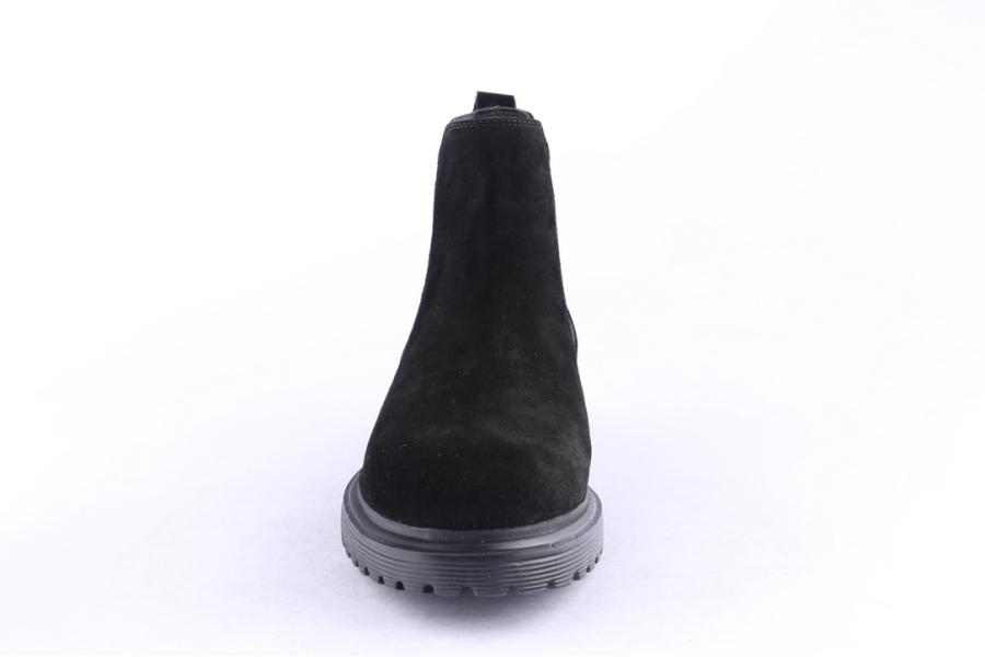 D.moro Shoes Men Suede Leather Ankle Boots For Winter: M068 Black (Wholesale)