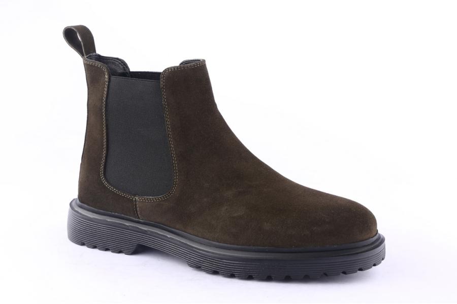 D.moro Shoes Men Suede Leather Ankle Boots For Winter: M068 Khaki (Wholesale)