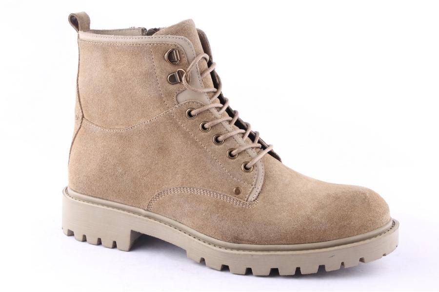 D.moro Shoes Men Suede Leather Ankle Boots For Winter: M069 Beige (Wholesale)