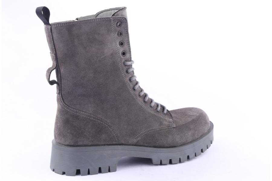 D.moro Shoes Men Suede Leather Ankle Boots For Winter: M07 Grey (Wholesale)