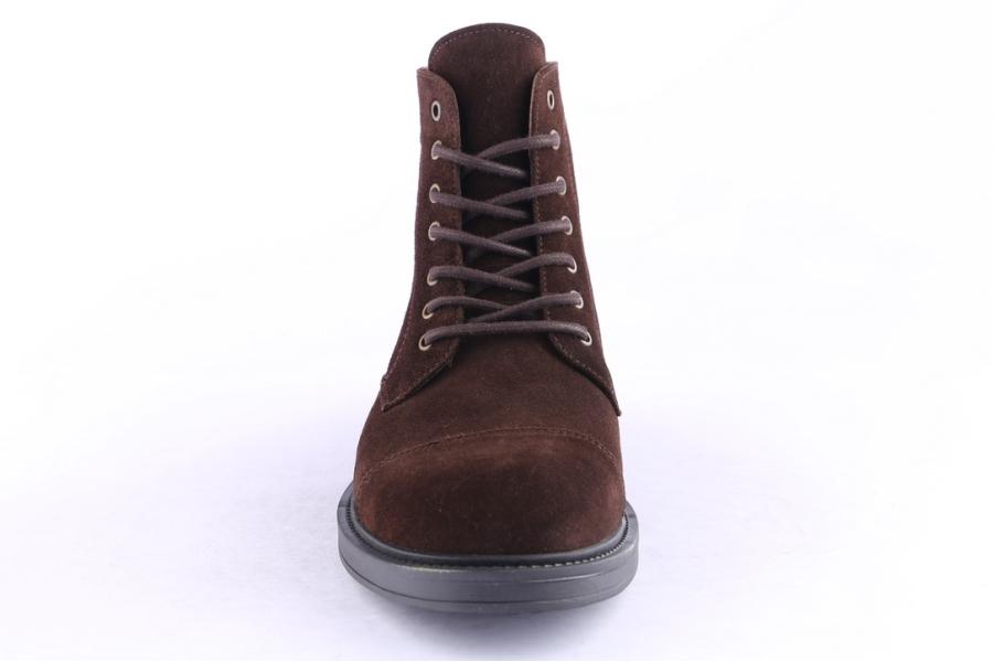 D.moro Shoes Men Suede Leather Ankle Boots For Winter: M072 Brown (Wholesale)