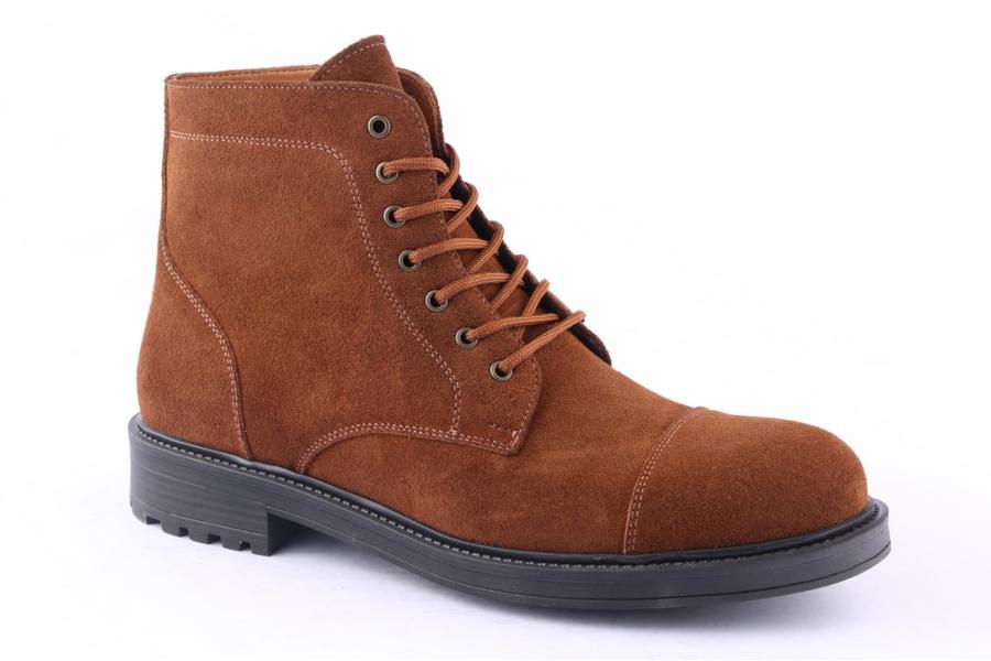 D.moro Shoes Men Suede Leather Ankle Boots For Winter: M072 Tan (Wholesale)