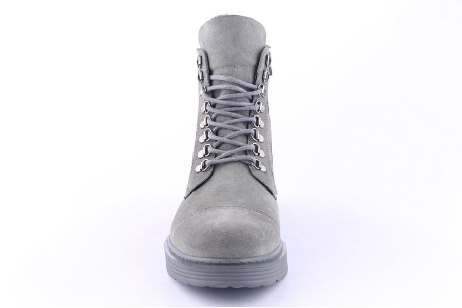 D.moro Shoes Men Suede Leather Ankle Boots For Winter: M08 Grey (Wholesale)