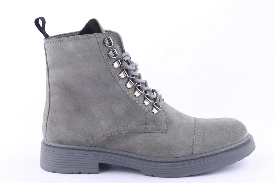 d.moro shoes Men Suede Leather Ankle Boots for Winter: M08 Grey (Wholesale)