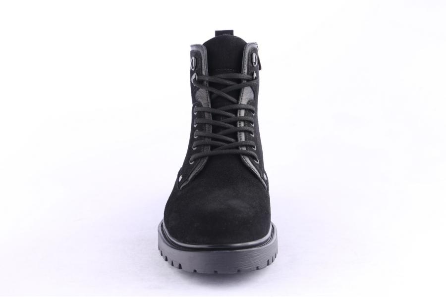 D.moro Shoes Men Suede Leather Ankle Boots For Winter: M085 Black (Wholesale)