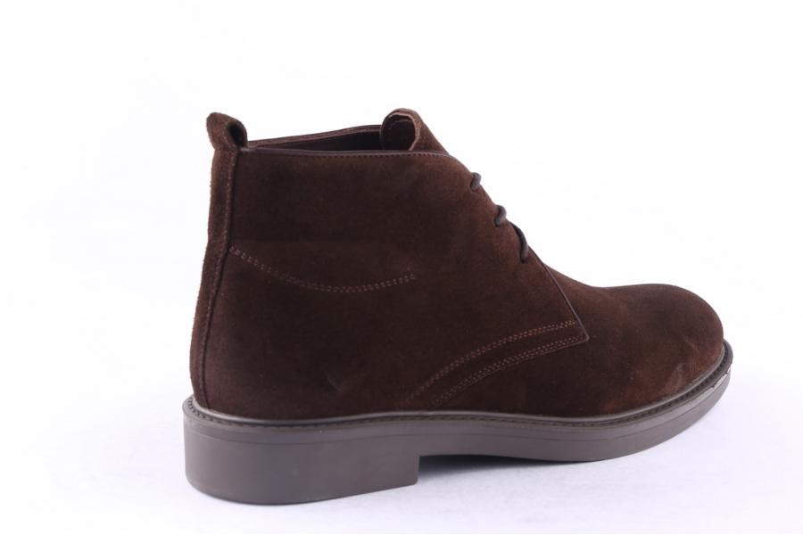 D.moro Shoes Men Suede Leather Ankle Boots For Winter: M087 Brown (Wholesale)