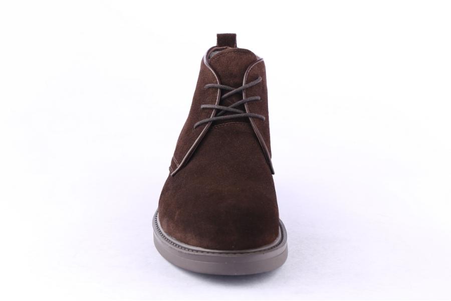 D.moro Shoes Men Suede Leather Ankle Boots For Winter: M087 Brown (Wholesale)
