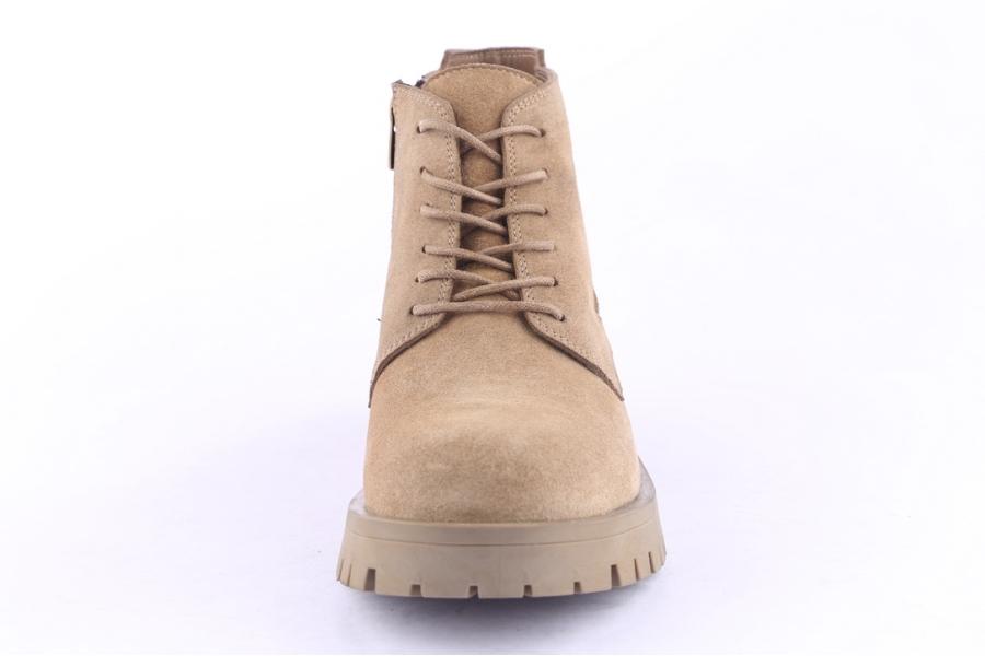 D.moro Shoes Men Suede Leather Ankle Boots For Winter: M09 Beige (Wholesale)
