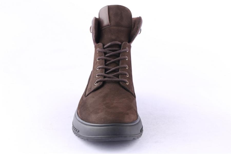D.moro Shoes Men Suede Leather Ankle Boots For Winter: M090 Brown (Wholesale)