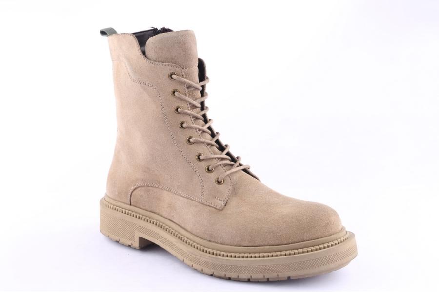 D.moro Shoes Men Suede Leather Ankle Boots For Winter: M12 Beige (Wholesale)
