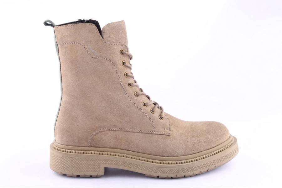 d.moro shoes Men Suede Leather Ankle Boots for Winter: M12 Beige (Wholesale)