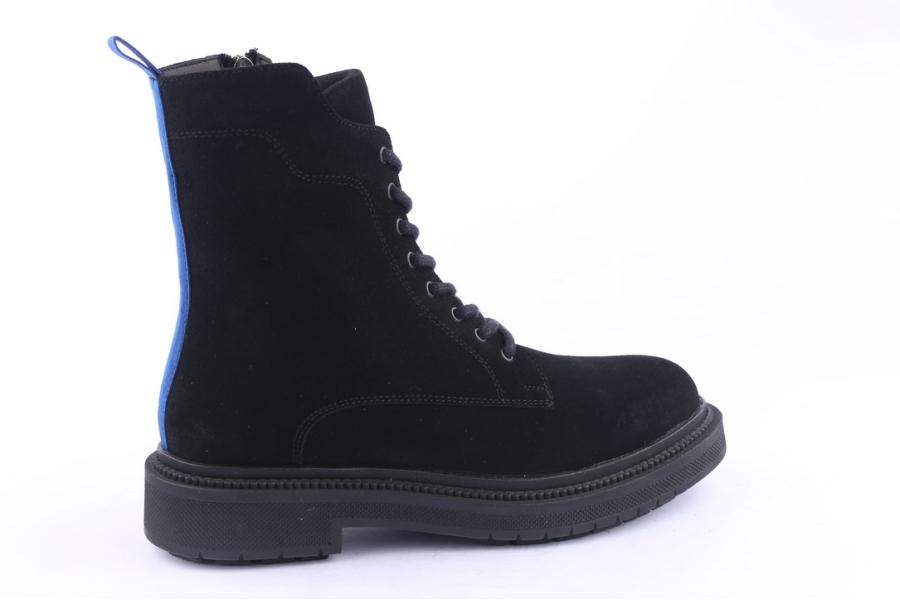 D.moro Shoes Men Suede Leather Ankle Boots For Winter: M12 Black (Wholesale)