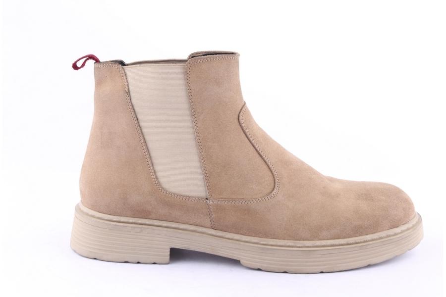 d.moro shoes Men Suede Leather Ankle Boots for Winter: M13 Beige (Wholesale)