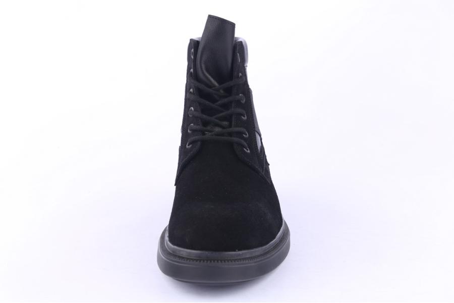 D.moro Shoes Men Suede Leather Ankle Boots For Winter: M15 Black (Wholesale)