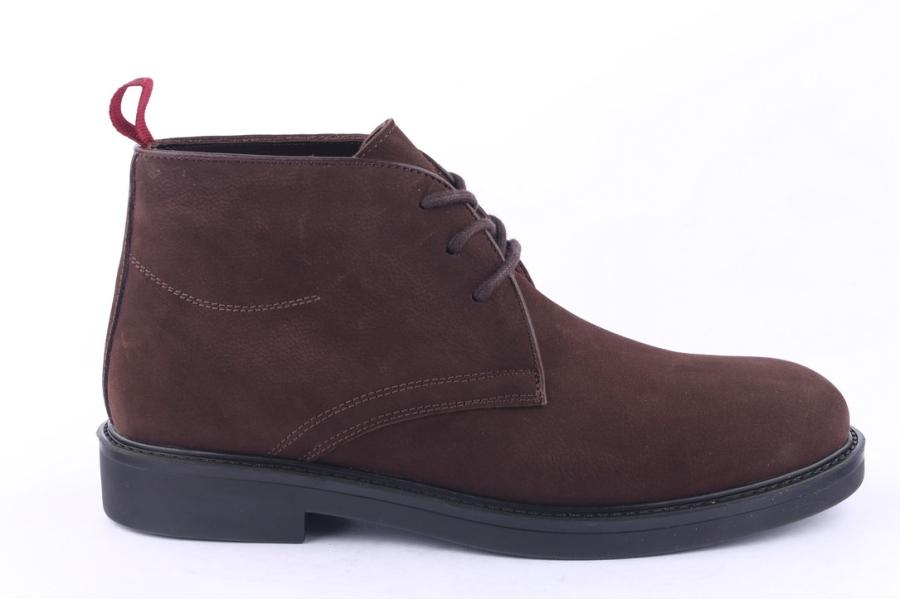 d.moro shoes Men Suede Leather Ankle Boots for Winter: M19 Brown (Wholesale)