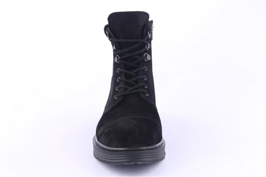 D.moro Shoes Men Suede Leather Ankle Boots For Winter: M20 Black (Wholesale)