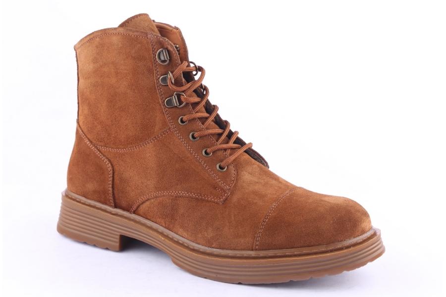 D.moro Shoes Men Suede Leather Ankle Boots For Winter: M20 Tan (Wholesale)