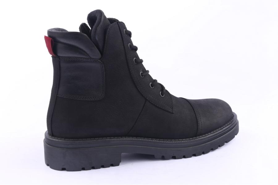 D.moro Shoes Men Suede Leather Ankle Boots For Winter: M23 Black (Wholesale)