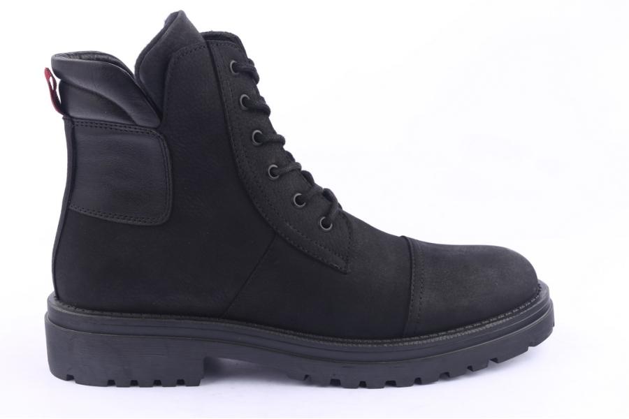 d.moro shoes Men Suede Leather Ankle Boots for Winter: M23 Black (Wholesale)