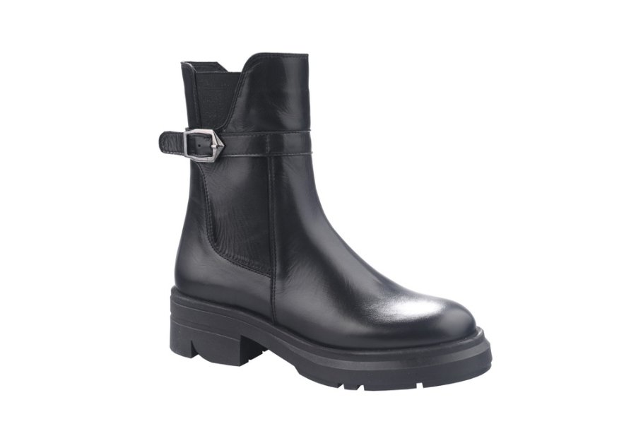 d.moro shoes Women Leather Ankle Boots for Winter: 1028-22 Black (Wholesale)