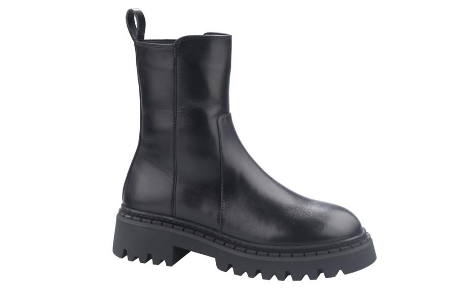 d.moro shoes Women Leather Ankle Boots for Winter: 1029-22 Black (Wholesale)