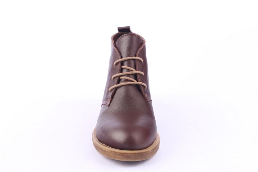 D.moro Shoes Women Leather Ankle Boots For Winter: 211 Brown (Wholesale)