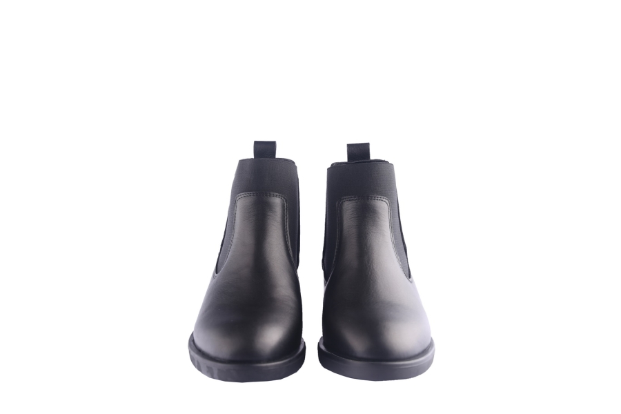 D.moro Shoes Women Leather Ankle Boots For Winter: 213 Black (Wholesale)