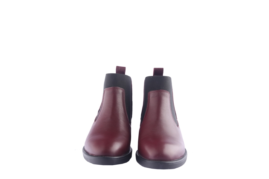 D.moro Shoes Women Leather Ankle Boots For Winter: 213 Maroon (Wholesale)