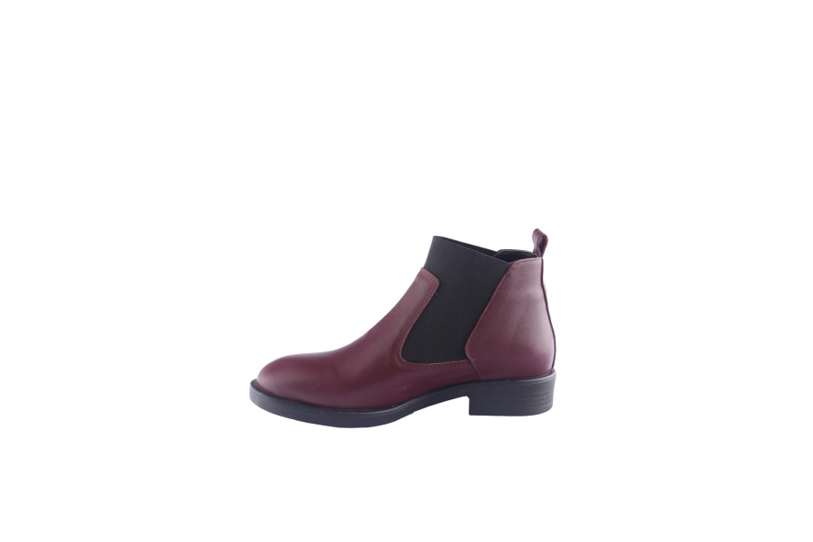 D.moro Shoes Women Leather Ankle Boots For Winter: 213 Maroon (Wholesale)