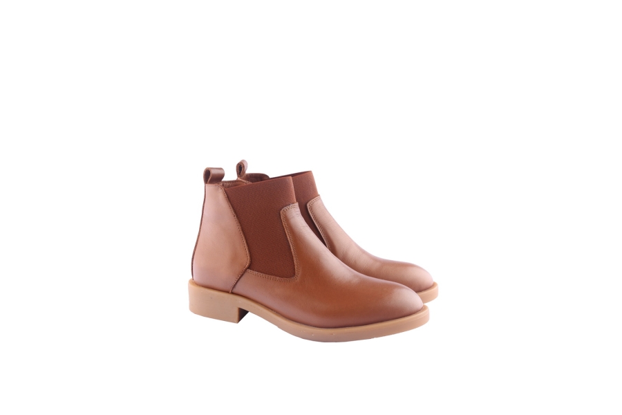 D.moro Shoes Women Leather Ankle Boots For Winter: 213 Tan (Wholesale)
